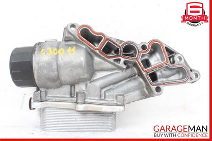 05-13 Mercedes W204 C300 E350 SLK300 E550 Oil Filter Cooler Housing OEM