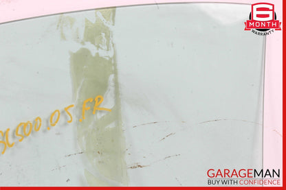 03-12 Mercedes R230 SL500 SL55 AMG Front Right Side Door Window Glass Clear OEM