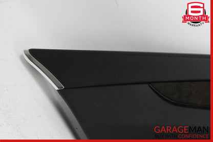 12-14 Mercedes W218 CLS550 Rear Left Side Interior Door Panel Cover Assy Black