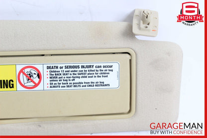 96-99 Mercedes W210 E320 E430 Front Right Side Sunvisor Sun Visor Shade Quartz