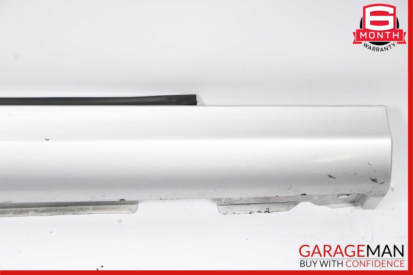 06-09 Mercedes W209 CLK350 CLK550 Base Right Rocker Molding Side Skirt Silver