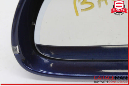 08-17 Audi A5 S5 Front Left Driver Side Door Rear View Mirror Blue OEM