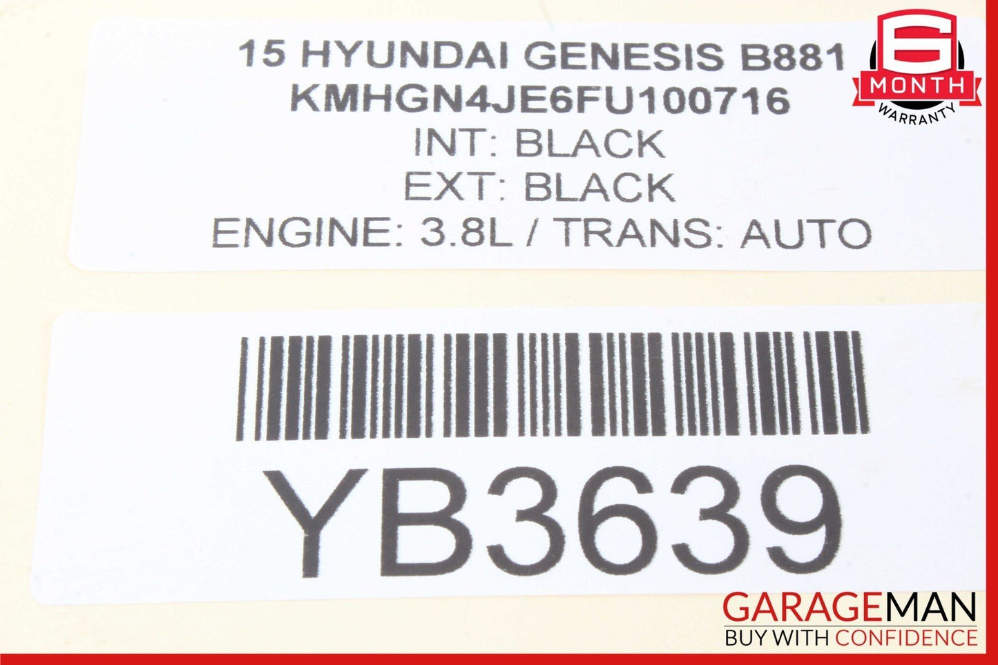 15-20 Hyundai Genesis Center Electronic Parking Brake Switch Button Lever OEM