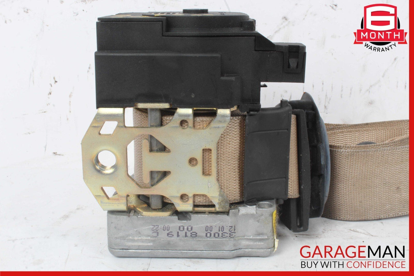 00-06 Mercedes W220 S500 S430 Front Right Seat Belt Seatbelt Retractor Brown OEM