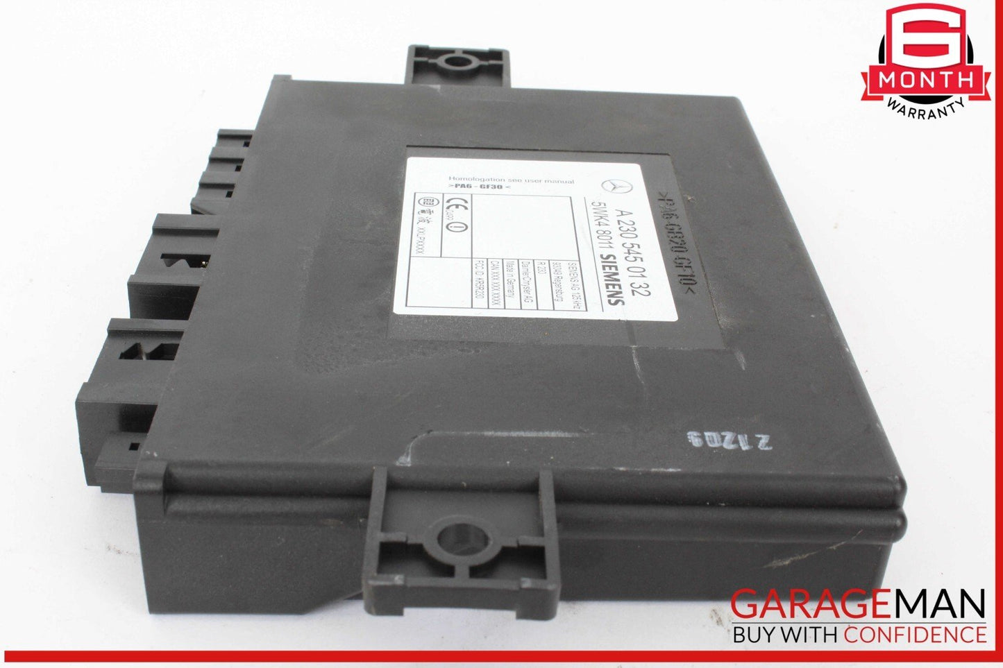 00-03 Mercedes R230 SL500 CL55 Keyless Go Entry Control Module 2305450132 OEM