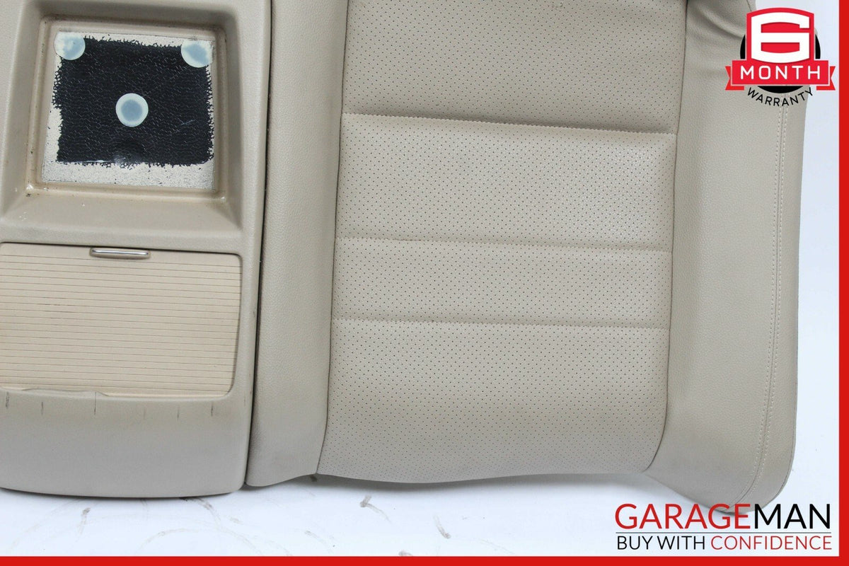 12-15 Mercedes W204 C250 Coupe Rear Seat Cushion Bottom Lower Beige OEM