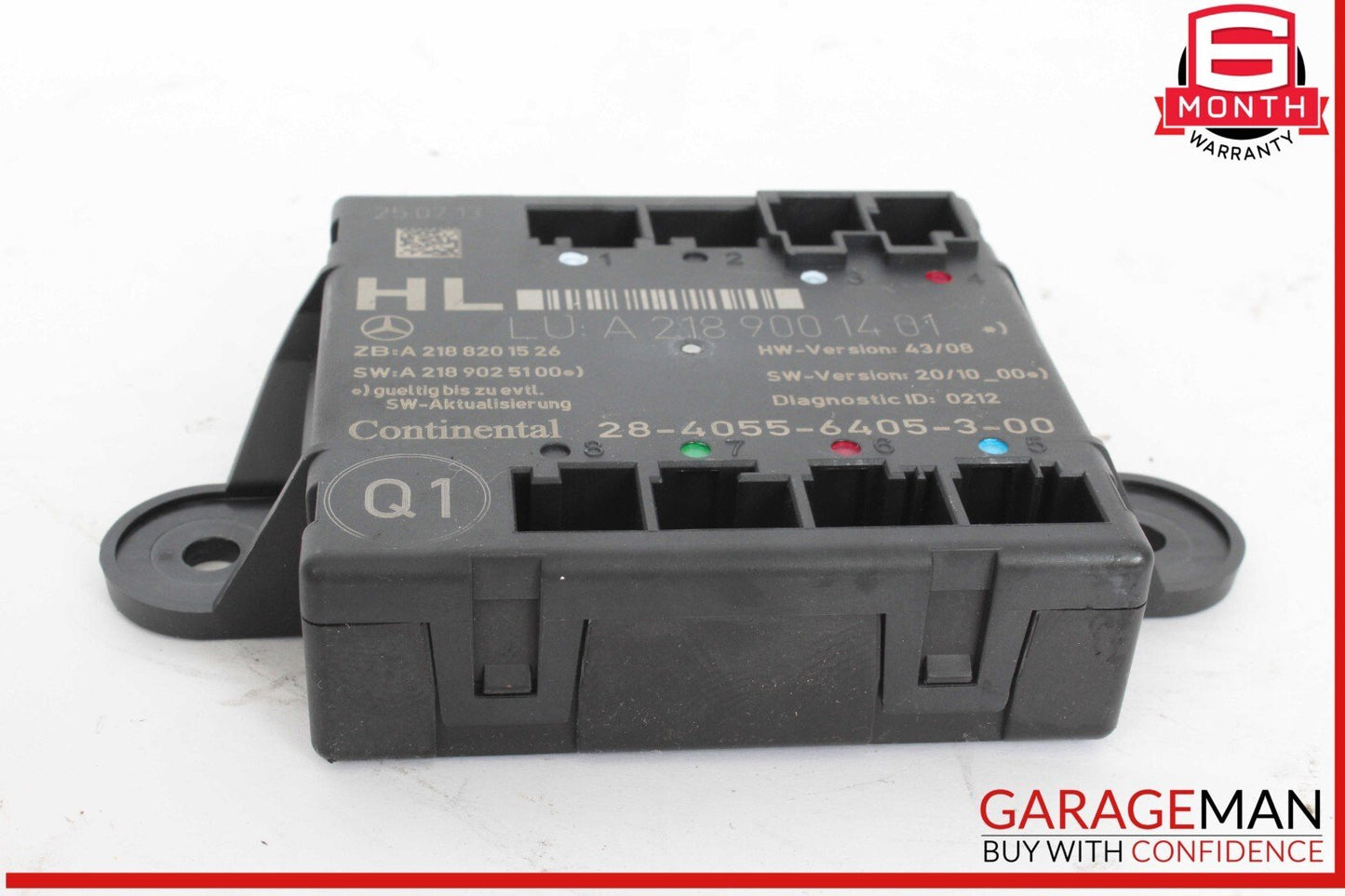 08-18 Mercedes W204 C250 Rear Left Side Door Control Module Unit OEM