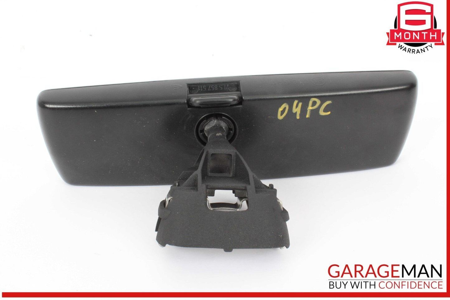 03-10 Porsche Cayenne S 955 957 Interior Top Upper Rear View Mirror Black OEM