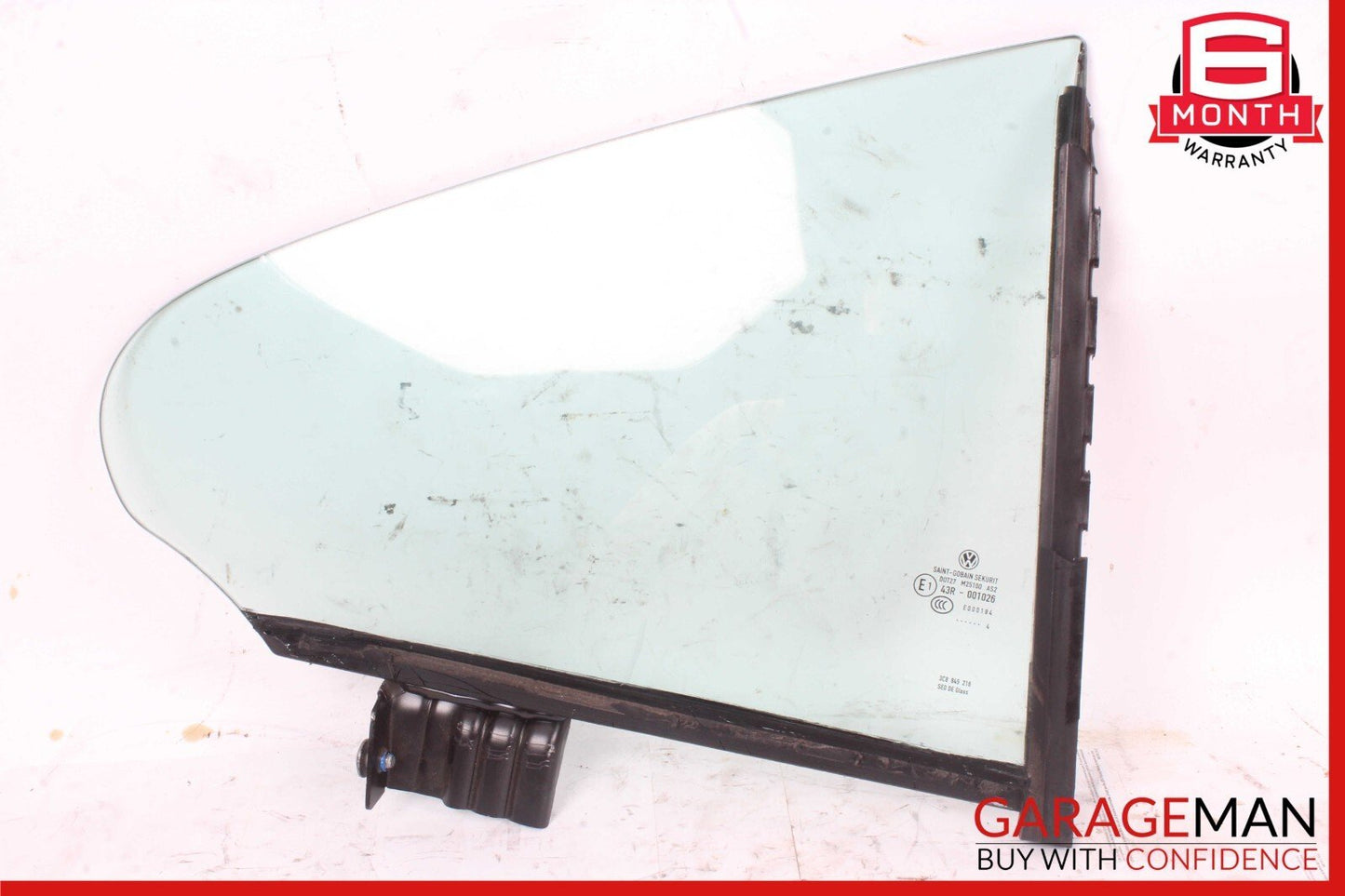 09-17 Volkswagen CC Rear Right Passenger Side Door Quarter Window Glass OEM