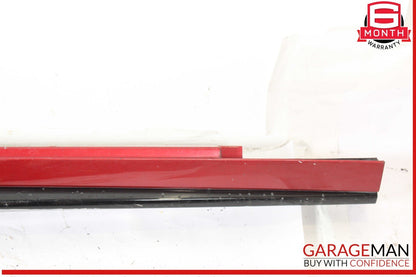 16-21 Jaguar XF Right Passenger Side Rocker Panel Skirt Red OEM