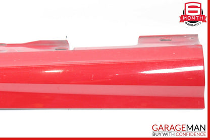 12-14 Mercedes W204 C250 Coupe Sport Right Side Rocker Skirt Moulding Panel Red