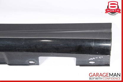 08-14 Mercedes W204 C280 C300 AMG Sport Sedan Left Side Skirt Rocker Panel Black