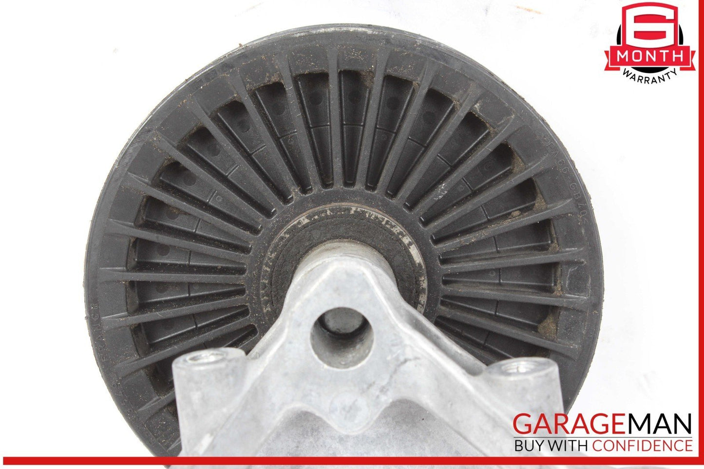 11-20 Mercedes X166 GL550 GL450 CLS550 V-Belt Tensioner Pulley Mount OEM