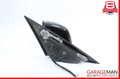 12-14 Mercedes W204 C250 Front Left Side Mirror Rear View Door Magnetite Black