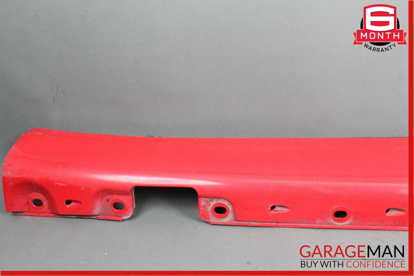 02-05 Mercedes W203 C230 Coupe Left Driver Side Rocker Skirt Molding Panel Red