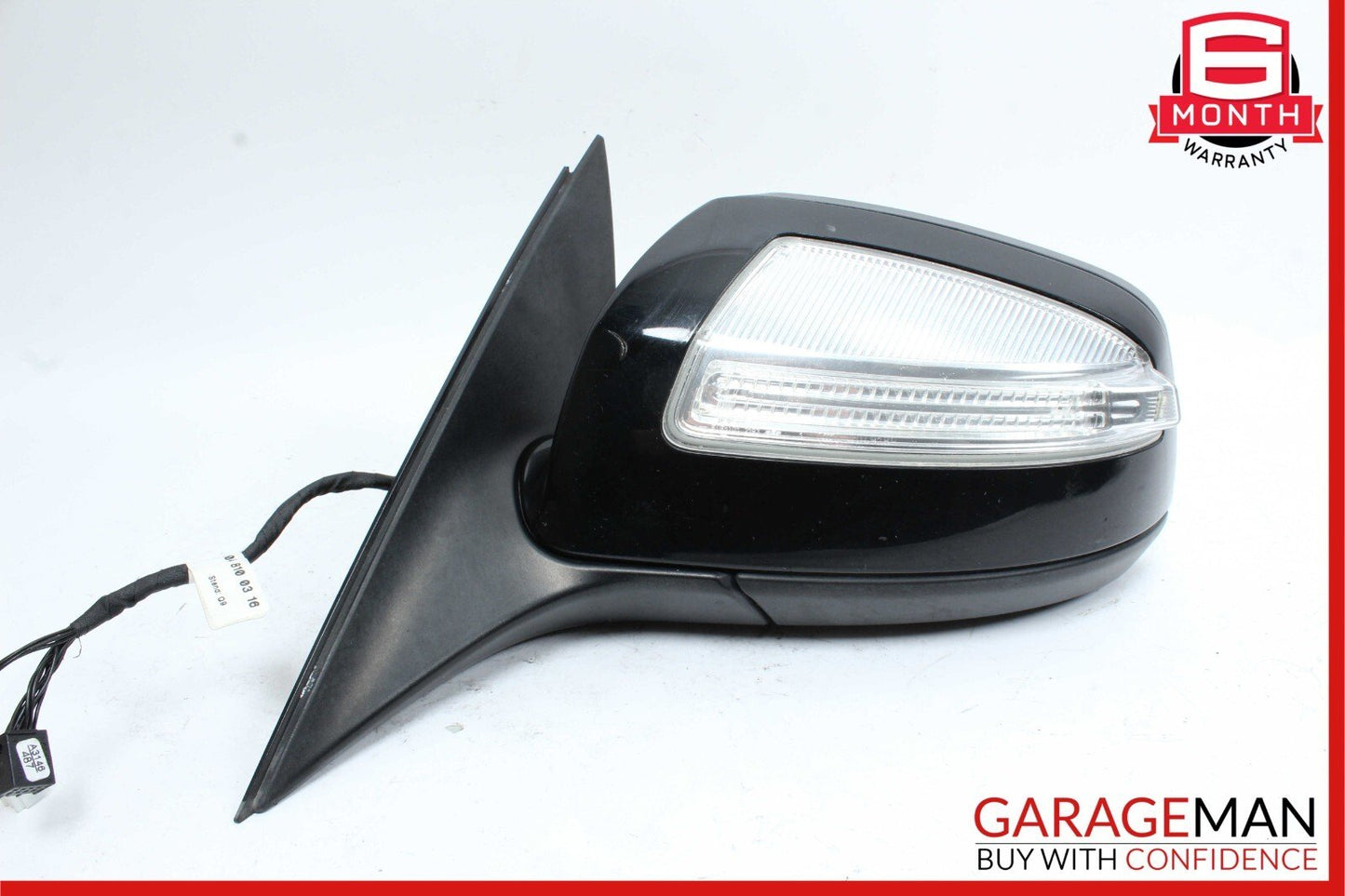 08-11 Mercedes W204 C63 AMG Front Left Side Mirror Rear View Door OEM