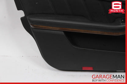 10-13 Mercedes W212 E550 E350 Front Left Interior Door Panel Trim Cover Black