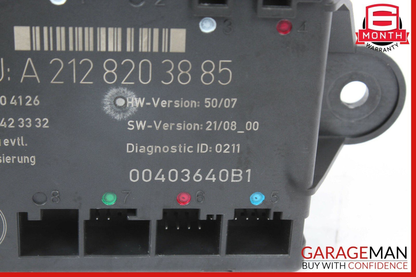 08-15 Mercedes W204 C300 C350 Rear Left Side Door Control Module 2128203885 OEM