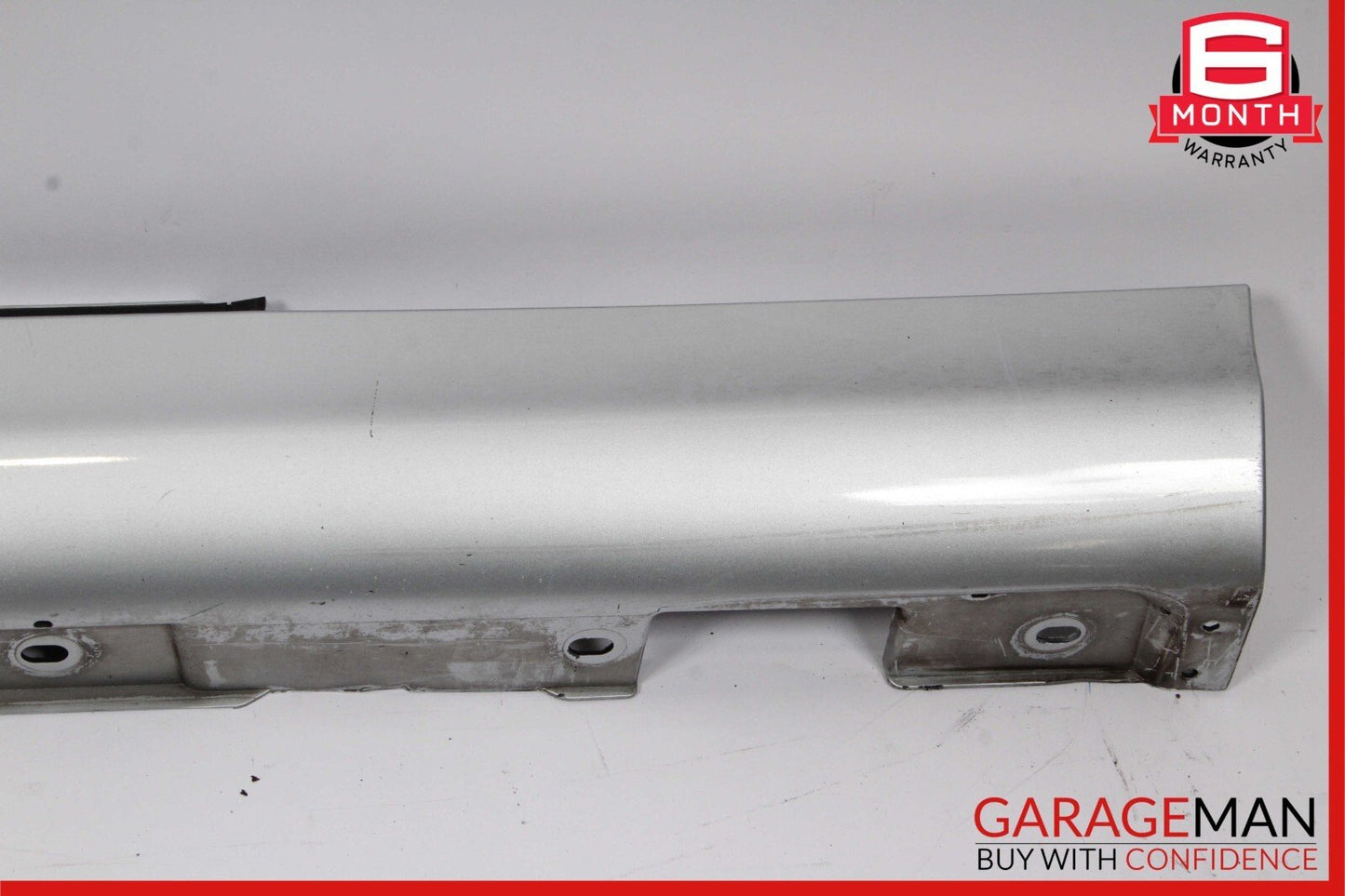 06-09 Mercedes W209 CLK350 CLK550 Base Left Rocker Molding Side Skirt Silver