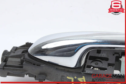 15-20 Mercedes W205 C300 Rear Left Driver Side Exterior Door Handle White OEM