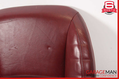 12-16 Mercedes R172 SLK350 Front Right Side Lower Bottom Seat Cushion Cover Red