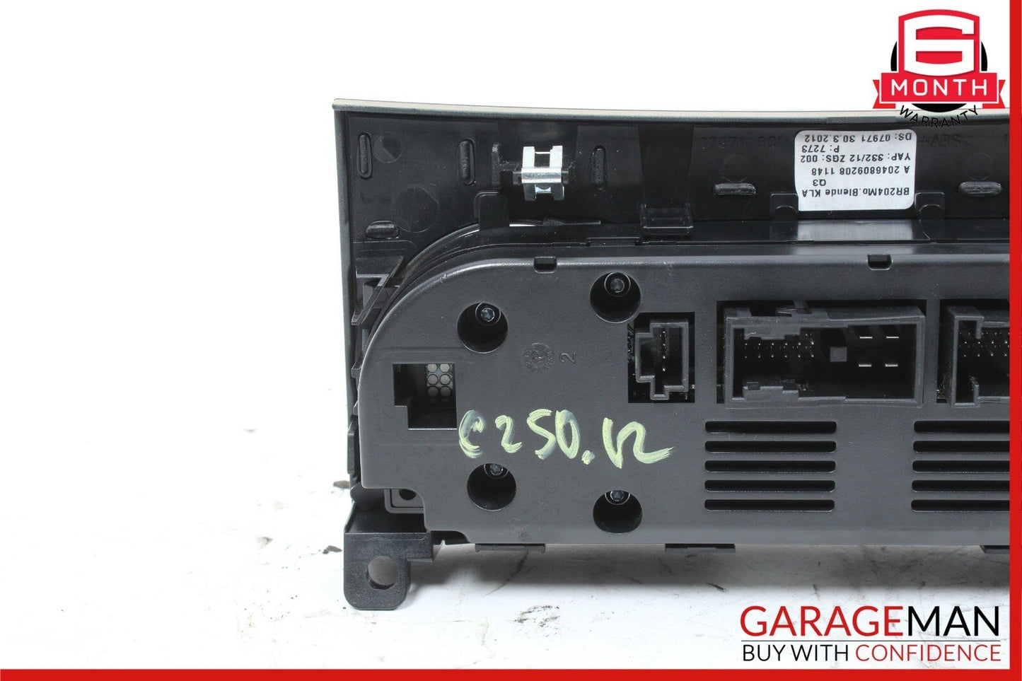 12-14 Mercedes W204 C250 AC A/C Heater Climate Temperature Control Switch Beige