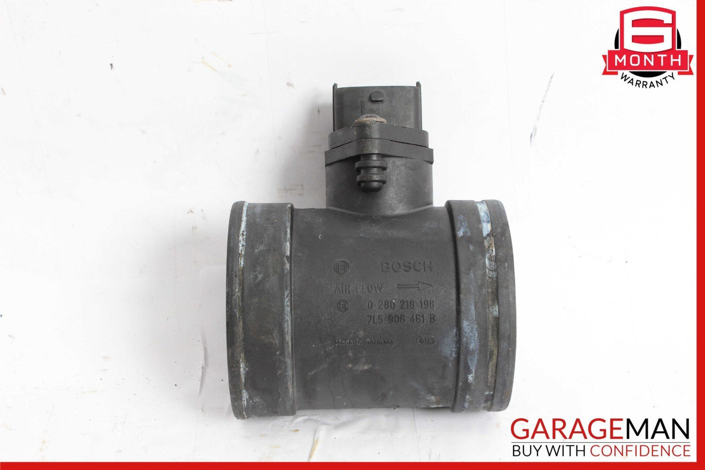 03-10 Porsche Cayenne S 955 957 Front Side Mass Air Flow Sensor Bosch OEM