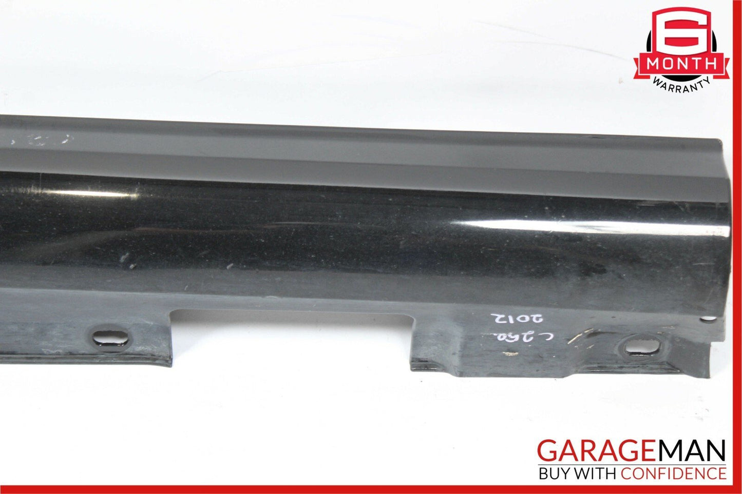 08-14 Mercedes W204 C250 AMG Sport Sedan Right Side Rocker Molding Skirt Black