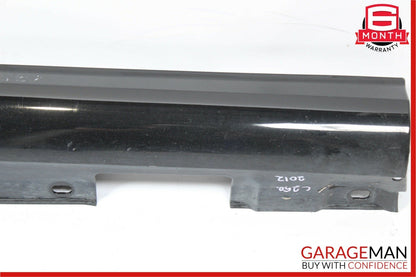 08-14 Mercedes W204 C250 AMG Sport Sedan Right Side Rocker Molding Skirt Black