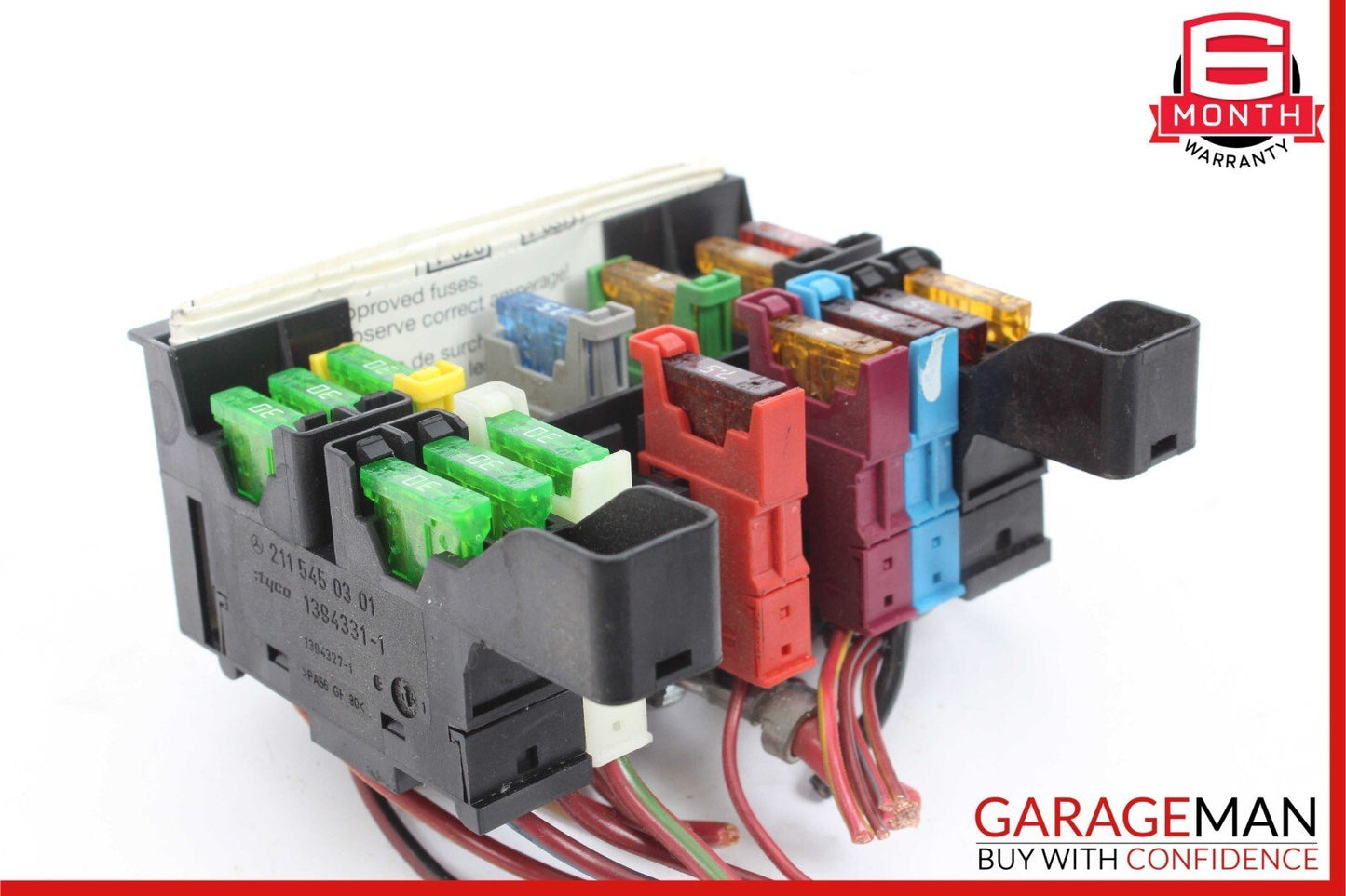 03-09 Mercedes W219 CLS500 Front Left Dashboard Dash Fuse Box 2115450301 OEM