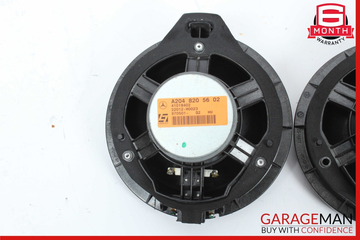08-18 Mercedes W204 C250 C300 Door Audio Speaker Logic 7 Set of 2 OEM