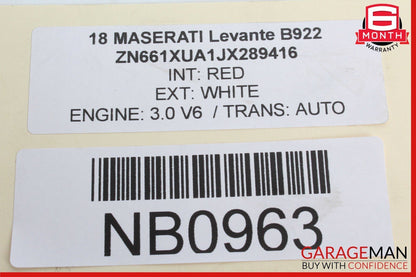 17-20 Maserati Levante M161 Center Dashboard Analog Clock OEM