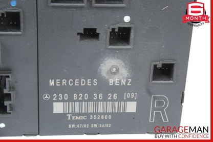 03-12 Mercedes R230 SL500 SL55 AMG Door Control Module Right Side 2308203626 OEM