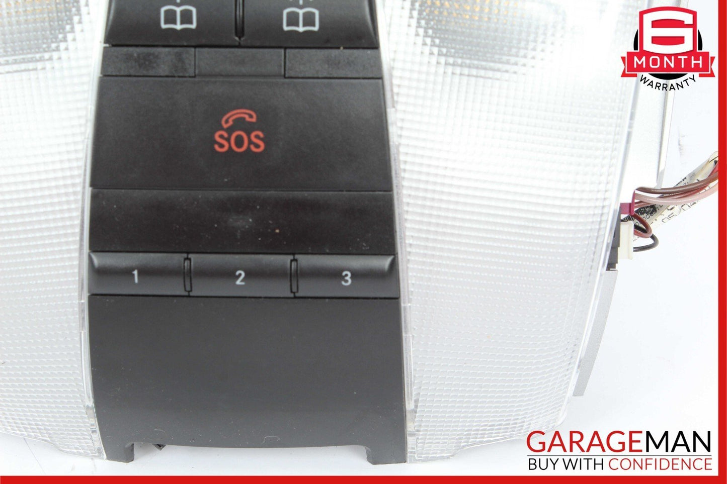 05-11 Mercedes R171 SLK350 SLK280 Overhead Reading Dome Light Lamp Black