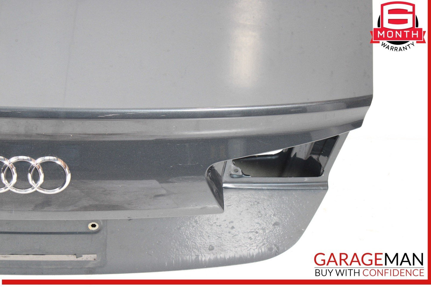 12-18 Audi A6 S6 Trunk Lid Panel Assembly Gray OEM