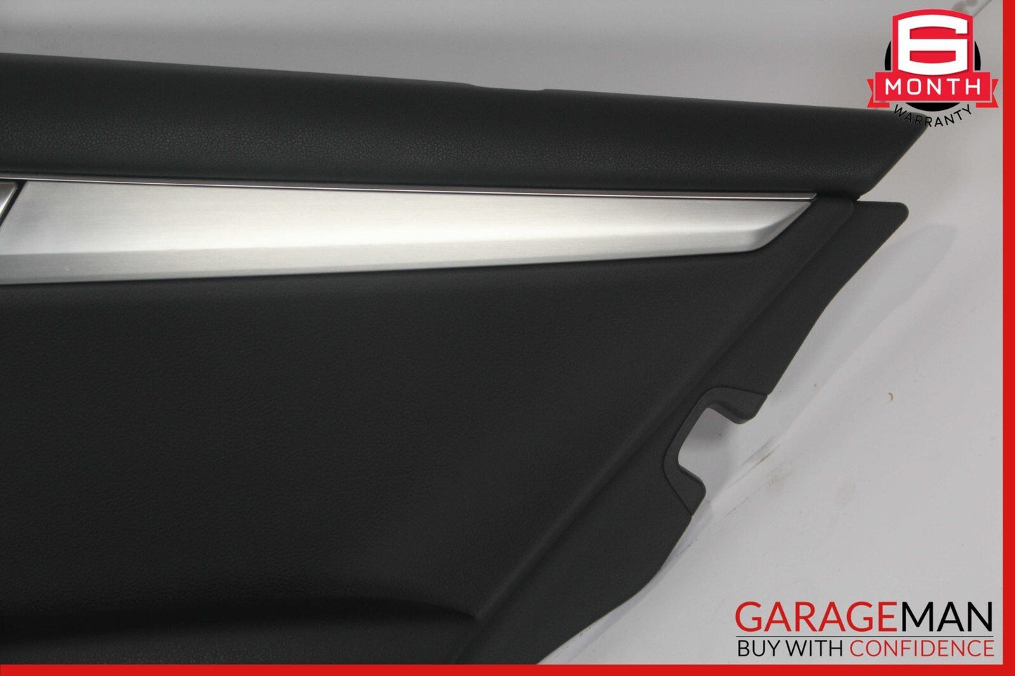 08-14 Mercedes W204 C300 Rear Right Side Interior Door Trim Panel Cover Black