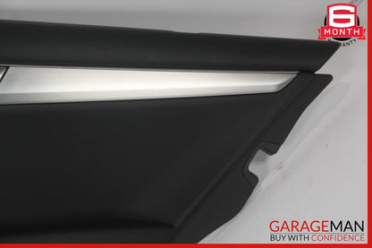 08-14 Mercedes W204 C300 Rear Right Side Interior Door Trim Panel Cover Black