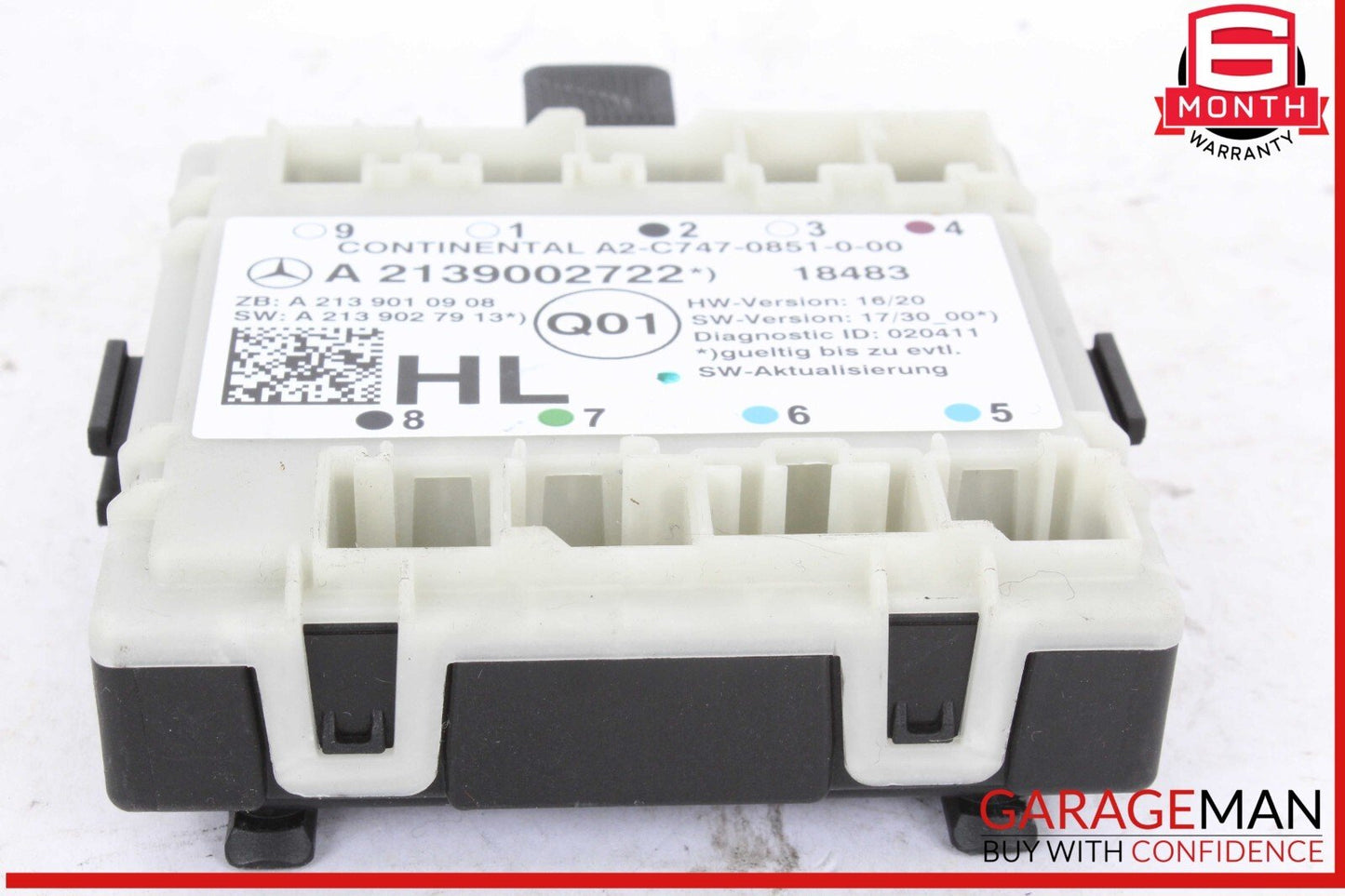 19-23 Mercedes W205 C300 C350 Rear Left Driver Side Door Control Module Unit OEM