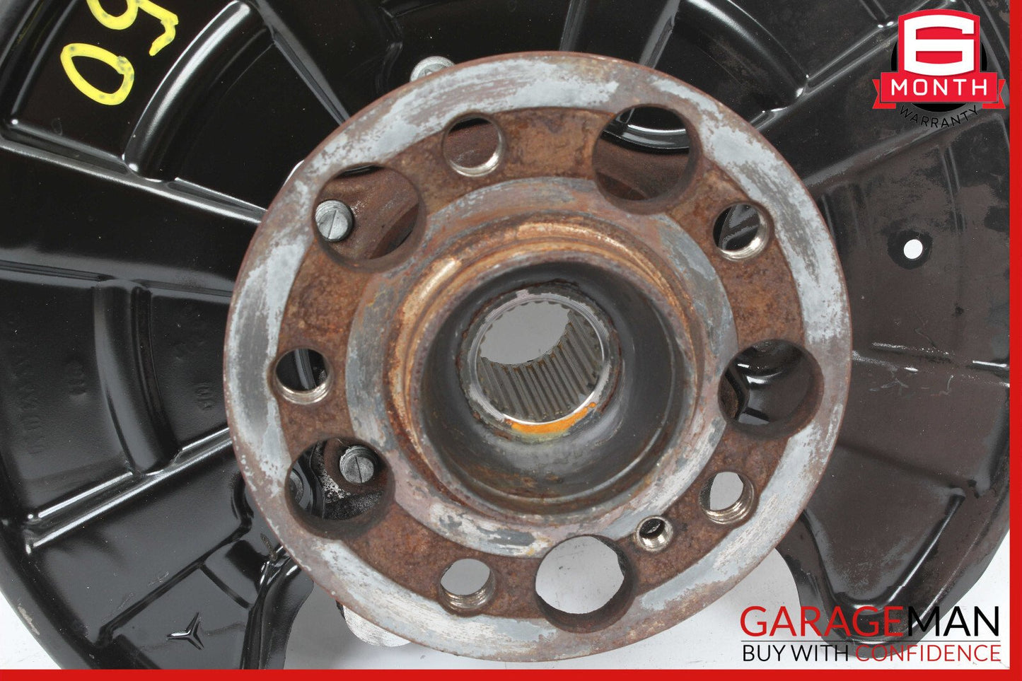 12-20 Mercedes R172 SLK350 Rear Left Side Spindle Knuckle Hub OEM