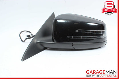 14-18 Mercedes W117 CLA250 Left Driver Side Rear View Door Mirror Black OEM