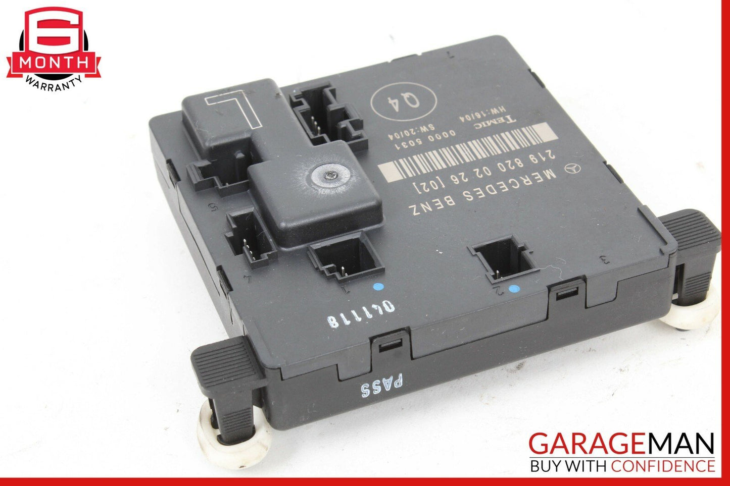 06-11 Mercedes W219 CLS500 CLS63 Rear Left Door Control Module 2198200226 OEM