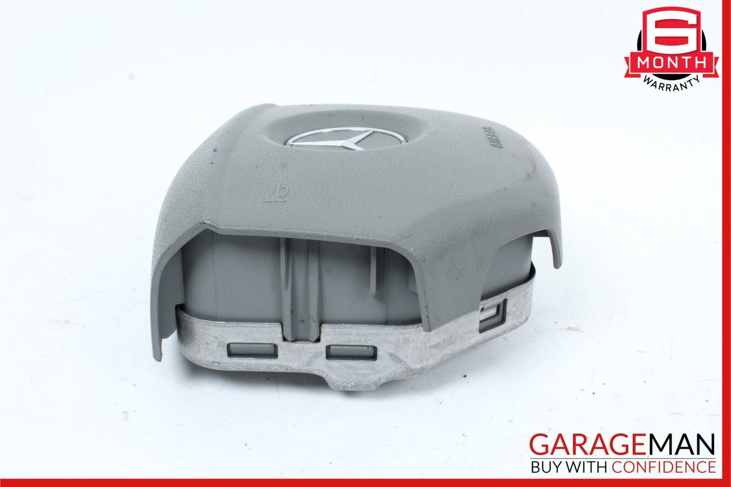 06-08 Mercedes GL350 GL450 ML350 R350 Driver Steering Wheel Airbag Leather Gray