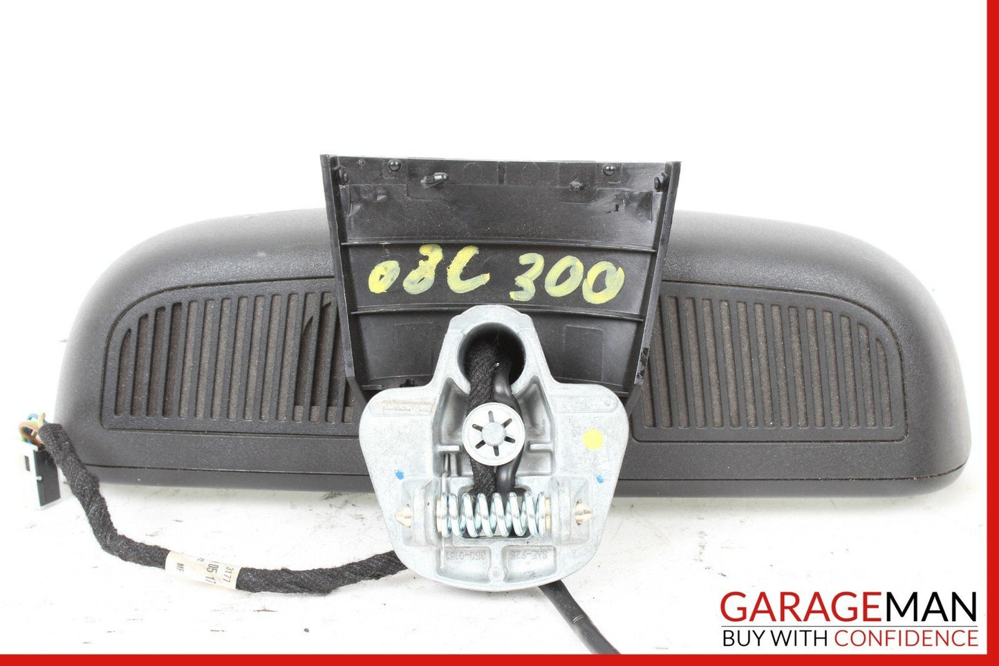 08-14 Mercedes W204 C250 C300 Top Upper Rear View Mirror Assembly Black OEM