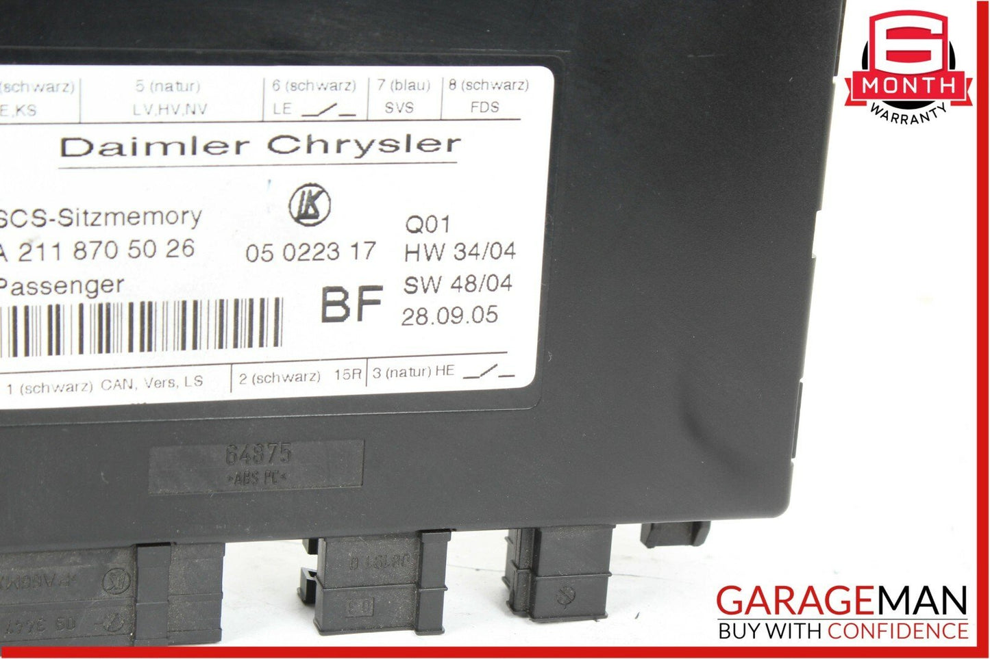 03-11 Mercedes CLS500 E350 GL450 Front Right Seat Control Controller Module OEM