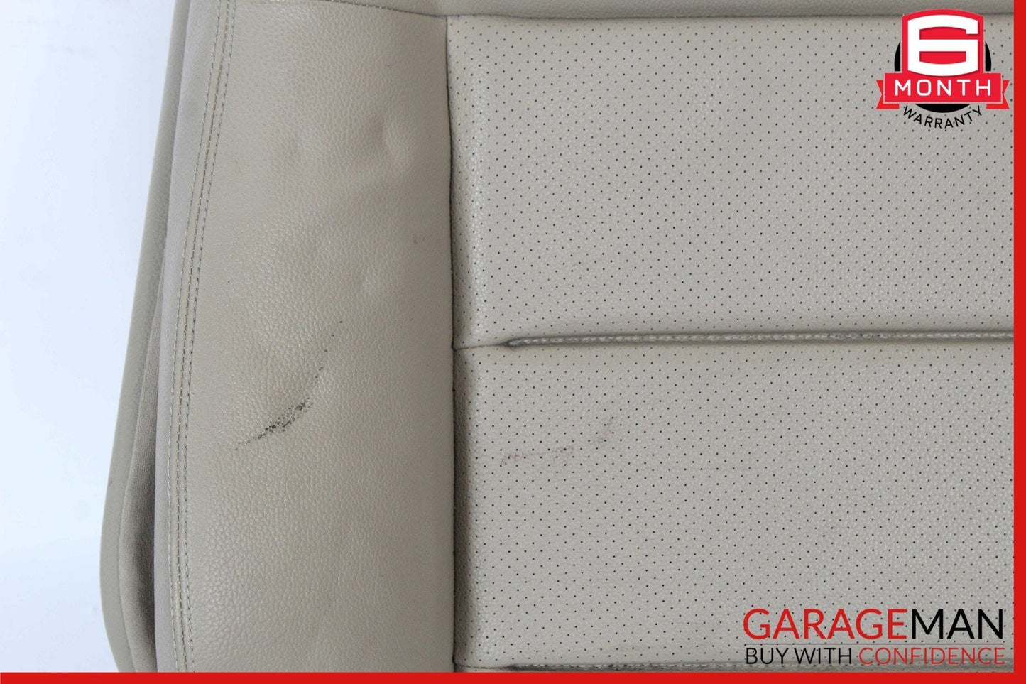 10-13 Mercedes W212 E350 E400 Front Left Seat Cushion Top Upper Beige OEM
