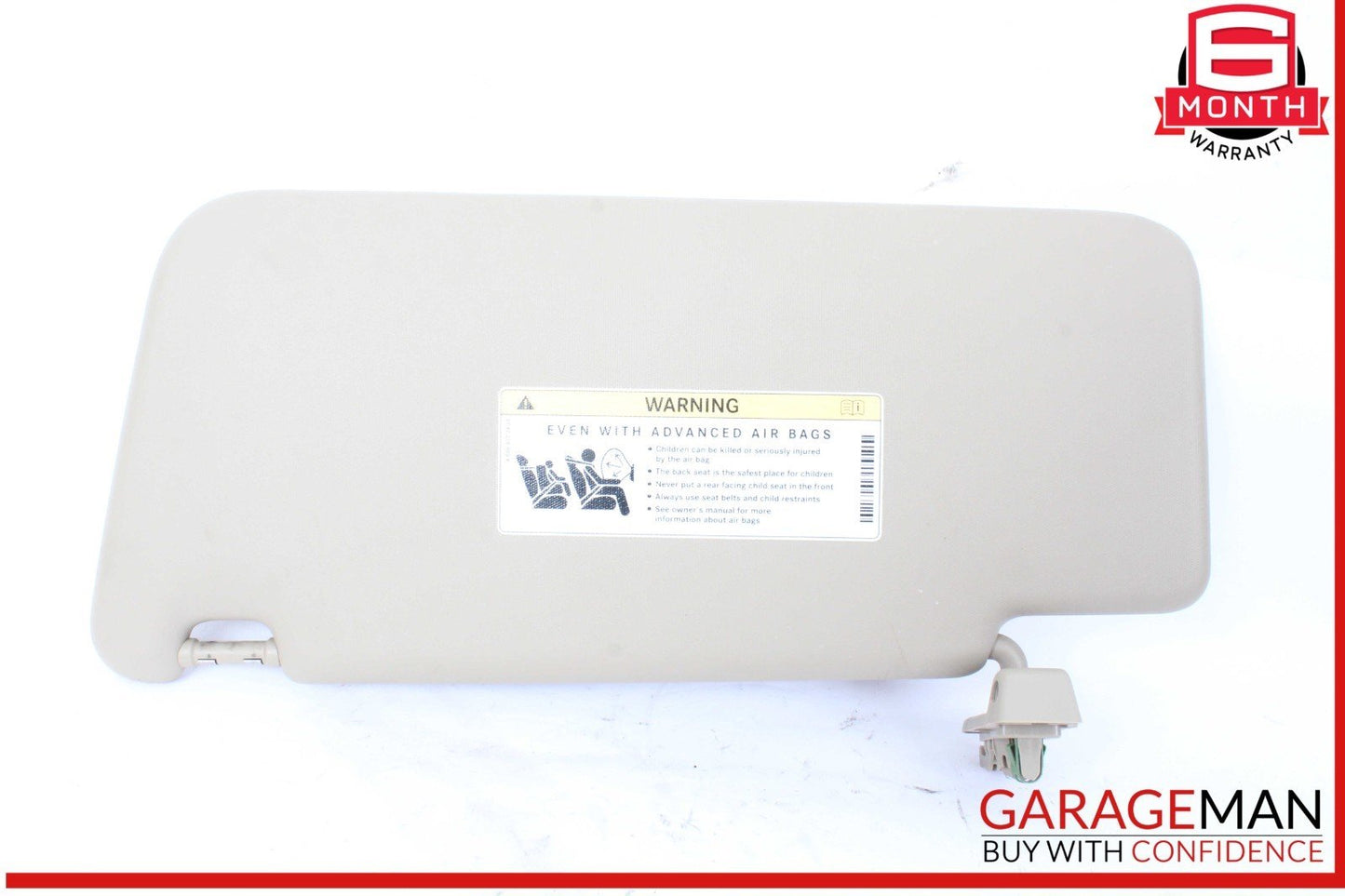 12-16 Mercedes X166 GL450 ML400 Sun Visor Sunvisor Right Passenger Side Gray OEM