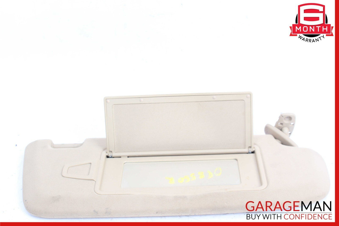 07-13 Mercedes W221 S550 Front Right Side Sun Visor Sunvisor Shade Brown