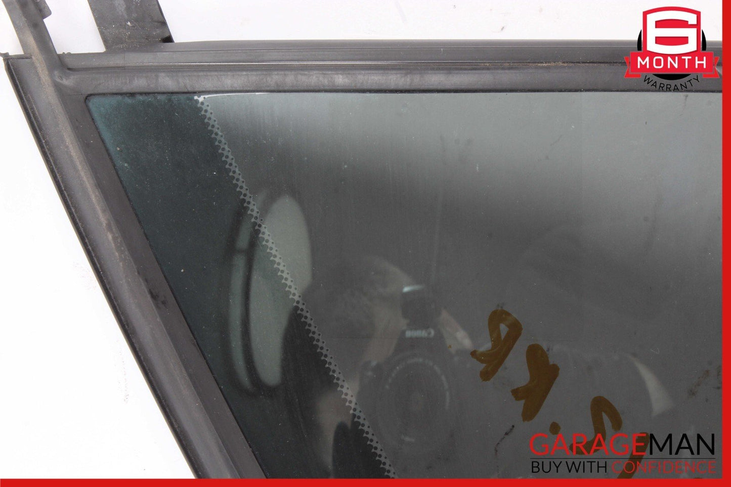 07-13 Mercedes W221 S400 S65 Quarter Window Glass Rear Right Passenger Side OEM
