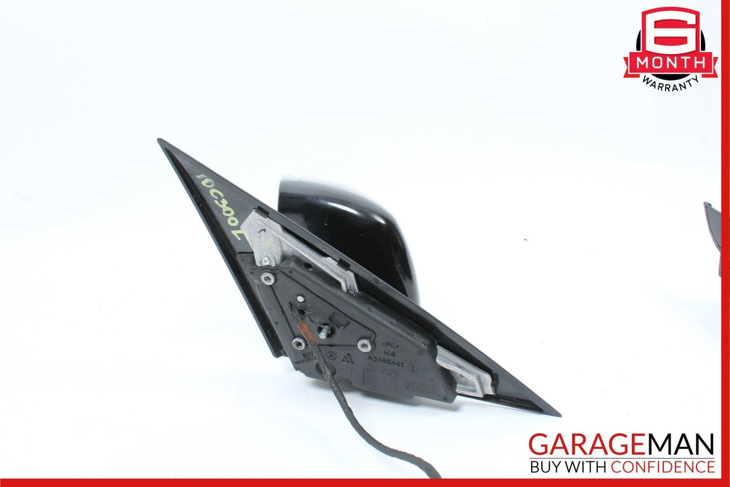 10-11 Mercedes W204 C300 C350 C250 Front Left Side Rear View Door Mirror Black