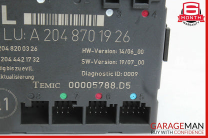 08-18 Mercedes W204 C300 C350 E400 Front Left Side Door Control Module OEM